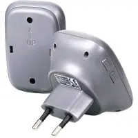Ecosavers Kinetic Doorbell Mini - Draadloze Deurbel - Zender (drukknop) werkt zonder batterijen - stroom wordt door drukbeweging kinetisch opgewekt