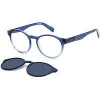 Polaroid Leesbril PLD0031 Met Zonneclip-Blauw Grijs-+2.50