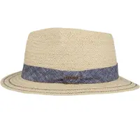 Hatland Barbeau Gevlochten Strohoed (Maat - XL, Kleur - Natural)