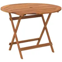 vidaXL Tuintafel inklapbaar 90x75 cm massief acaciahout