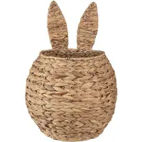 Clayre & Eef Opbergmand Ø 33x30/49 cm Bruin Rotan Mand Bruin Mand