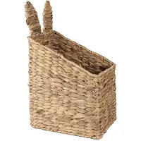 Clayre & Eef Opbergmand 25x18x20/42 cm Bruin Rotan Mand Bruin Mand