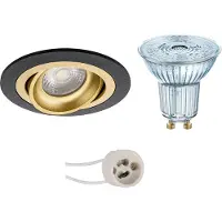 BES LED LED Spot Set - LEDVANCE Parathom PAR16 940 36D - Pragmi Alpin Pro - GU10 Fitting - Dimbaar - Inbouw Rond - Mat
