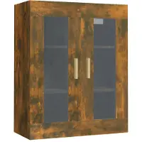 vidaXL Hangkast 69,5x34x90 cm gerookt eikenkleurig
