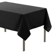 Generique Nappe en polyester Noir 140 x 200 cm