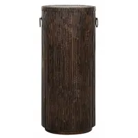 MUST Living Stripe bijzettafel teakhout 35x35x80cm