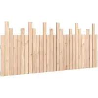 vidaXL Hoofdbord wandmontage 185x3x80 cm massief grenenhout