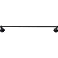 Sanicare handdoekhouder magnetisch 60cm rond zwart