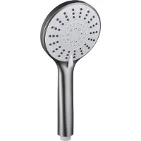 Guido Gusto Handdouche rond 5 standen Gun metal