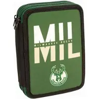 NBA Etui Milwaukee Bucks 4 X 15 X 18 Cm Groen/zwart 27-delig