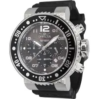 Invicta Pro Diver 26732 Heren Horloge - Quartz Uurwerk - Roestvrij Staal met zwarte Wijzerplaat - 52mm
