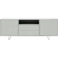 Goossens Dressoir Vienna, 2 deuren 2 laden met 1 open vak