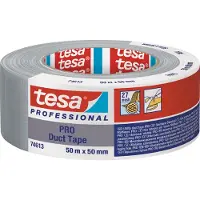 TESA PRO Serie - Plakband - 50m - Waterbestendig - Zilver