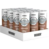 Weider Milk Protein Shake (12x250ml) Chocolate - Eiwitten - Eiwit RTD