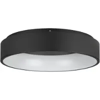Eglo 390051 Marghera 2 Plafondarmatuur Staal Zwart/Kunststof Wit - 35,2W/4200LM/3000K
