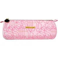 Ldbylittlediva Little Diva etui - rond - roze - 21,5cm