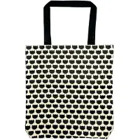 Moses boodschappentas Ed, the cat 10 liter zwart/wit