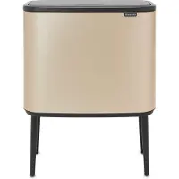 Brabantia 304620 Bo Touch Bin 11 + 23 Liter - Metallic Gold