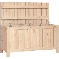 vidaXL Tuinbox 115x49x60 cm massief grenenhout