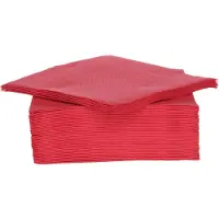 Cosy & Trendy Servetten Luxe kwaliteit - rood - 40x - 38 x 38 cm - Tafel decoratie - Papier - Feestservetten