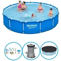 Bestway Zwembad Steel Pro - Zwembadpakket - 396x84 cm