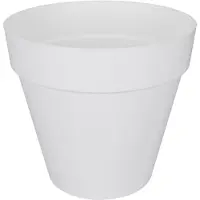 Elho Bloempot Loft Urban, rond, wit, 25 cm