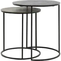 Light & Living bijzettafel rengo Ø49x52cm - set van 2