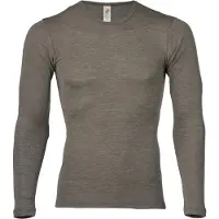 Engel - Unterhemd L/S - Merino-ondergoed 50/52, bruin