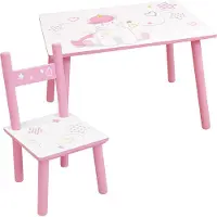 Fun House Kinderen Fun House Eenhoorn Tafel en Stoelen Set