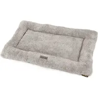 Scruffs Cosy benchkussen - Zacht Hondenkussen - Anti-Slip - Imitatie sude - Grijs - L - 105 x 70 cm