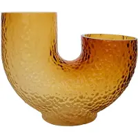 AYTM Arura Medium Glazen Vaas Amber