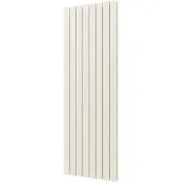 Boss & Wessing Designradiator plieger cavallino retto dubbel 1549 watt middenaansluiting 180x60,2 cm wit structuur