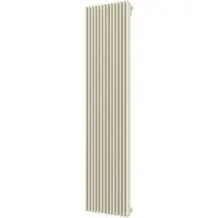 Boss & Wessing Handdoekradiator Aika Retta 1800 x 415 mm Wit structuur