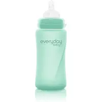 EVERYDAY BABY Glazen Babyfles Healthy+ 240 Ml, Mint Green | Maat: 125ml-250ml