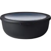 Mepal Cirqula kom met deksel ø 23 cm 2,25 liter kunststof nordic black