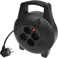 Proplus Kabelhaspel 4-weg Schuko 15 m