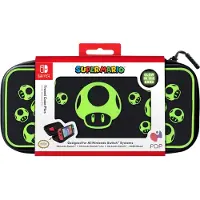 PDP Switch Travel Case Plus - 1-Up Mushroom Glow in the Dark - Consolehoes - Nintendo Switch/OLED/Lite