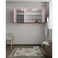 Mondiaz Cubb spiegelkast 150x70x16cm fire met 3 deuren