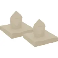 SANTEX feest servetten - 80x stuks - taupe/beige - 40 x 40 cm - papier
