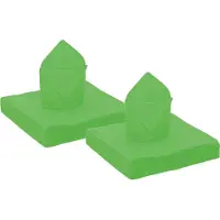 SANTEX feest servetten - 50x stuks - felgroen - 40 x 40 cm - papier