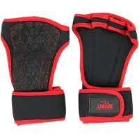Legend Sports Crossfit & Fitness Handschoenen Heren/Dames Zwart-Rood - Gemaakt van softshell en textiel - Elastisch en flexibel