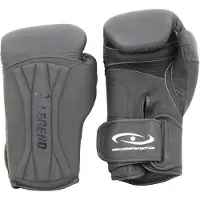 Legend Sports Power Special Bokshandschoenen Heren/Dames Mat Zwart Leer