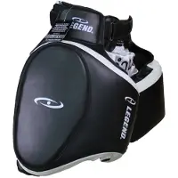Legend Sports Leg Protector Zwart/Wit PU - Hoogste kwaliteit skintex - Comfortabel draagcomfort