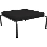 Houe Voetenbank Avon Ottoman Frame Black Cushion Char