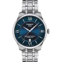 Tissot Chemin Des Tourelles Powermatic 80 Heren Horloge Zilverkleurig T1398071104800