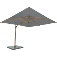 4 Seasons Outdoor Siesta Premium 300 x 300 cm. WOOD LOOK - Charcoal