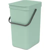 Brabantia Afvalbak Sort & Go - Kunststof - Jade Green - 20x24.9x35.1cm - 12l