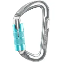 Edelrid Pure Triple Karabiner (Maat 000, Grijs)