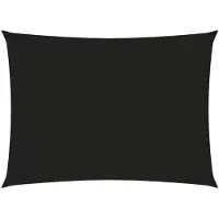 vidaXL Zonnescherm rechthoekig 3,5x5 m oxford stof zwart