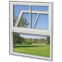Pro Plus 2x stuks opzethorren tegen insecten 130 x 150 cm - Raamhorren